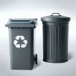 Trash Cans & Recycling Bins