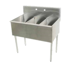 Advance Tabco , 4-3-48, Sink, (3) Three Compartment