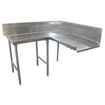 Advance Tabco , DTC-K30-72L, Dishtable, Clean "L" Shaped