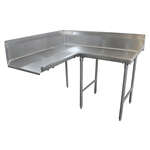 Advance Tabco , DTC-K30-72R, Dishtable, Clean "L" Shaped