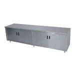 Advance Tabco , HB-SS-308, Work Table, Cabinet Base Hinged Doors