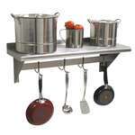 Advance Tabco , PS-15-72, Overshelf, Wall-Mounted With Pot Rack