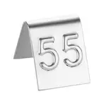 American Metalcraft , EM199, Tabletop Sign, Tent / Number