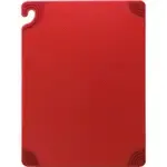 San Jamar , CBG152012RD, Cutting Board, Plastic
